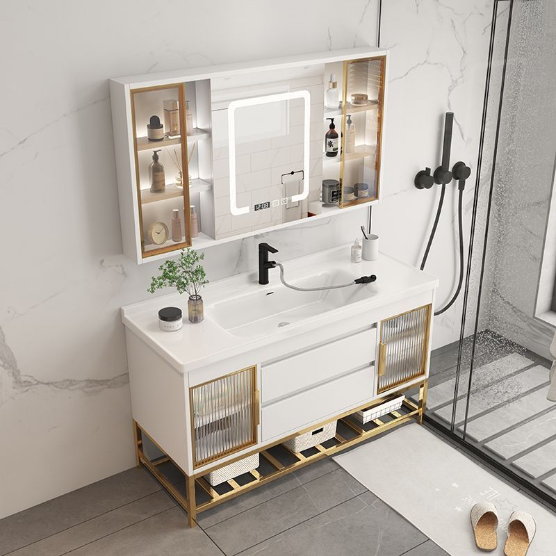 Home Bathroom Vanity - Kabinet Kamar Mandi dengan Organizer Wastafel,