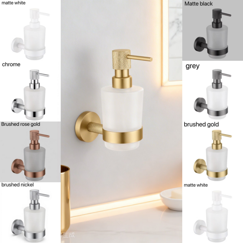 Glass Soap Dish - Dispenser Sabun Botol Kaca dengan Pegangan