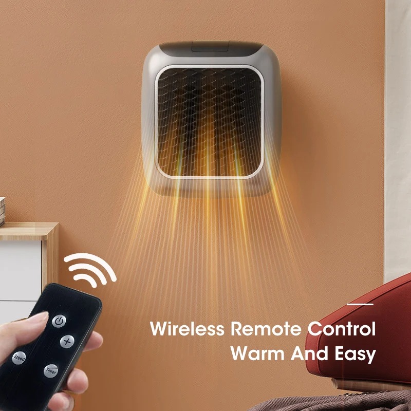 Home Bathroom Exhaust Fan - Pemanas Keramik PTC Dinding Meja Portabel