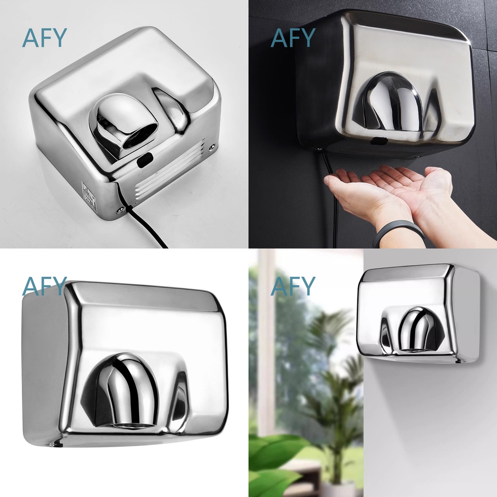 Home Bathroom Hand Dryer - Pengering Tangan Otomatis 1800W untuk Kamar