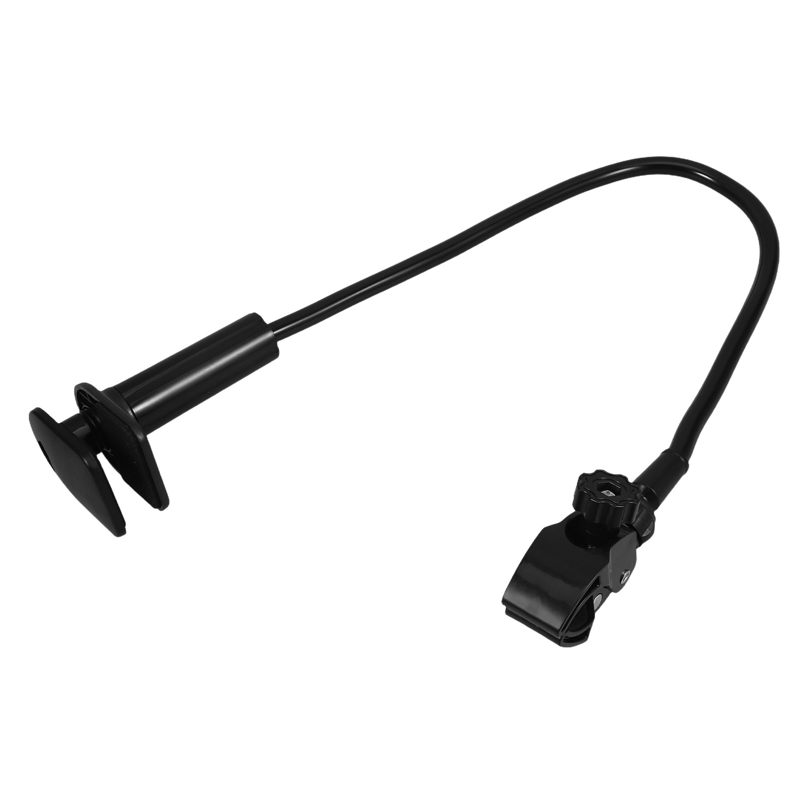 Home Bathroom Hand Dryer - Penyangga Pengering Rambut Universal Hitam, Penjepit