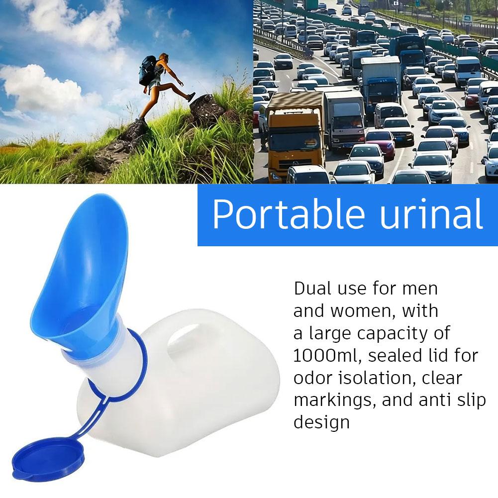 Home Bathroom With Urinal - Botol Urinal Portabel 1000ML Uniseks, Perlengkapan