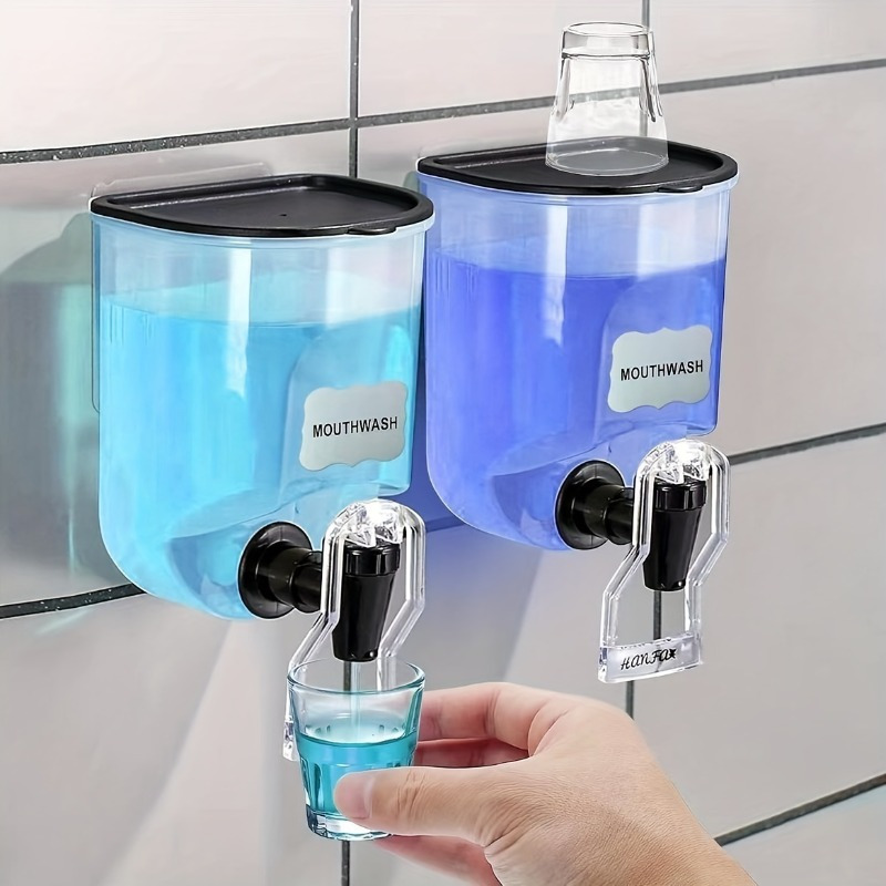Home Bathroom Accessories - 2 Buah Dispenser Obat Kumur 600ml,