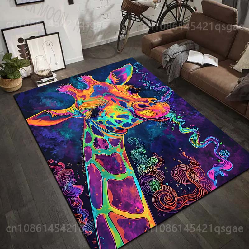Home Bathroom Images - 1 Buah Karpet Cetak Gambar Jerapah