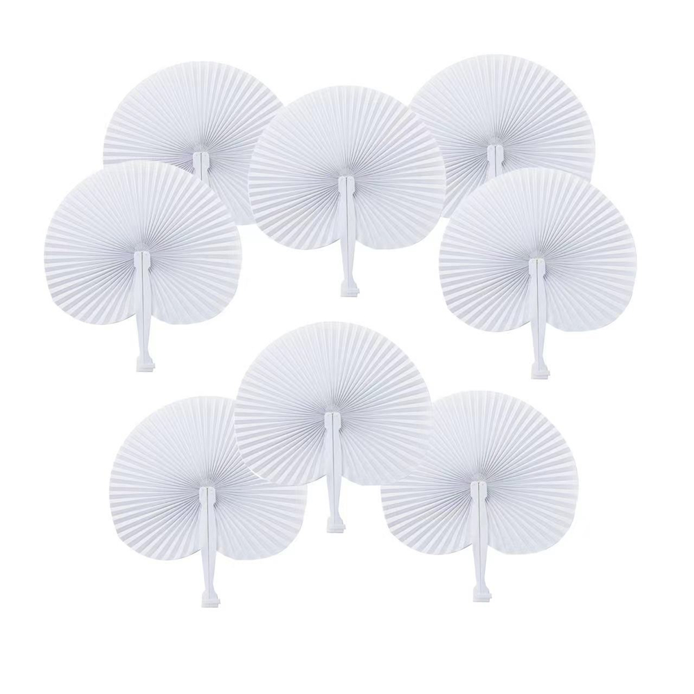 Home Bathroom Exhaust Fan - 12 buah kipas kertas lipat putih
