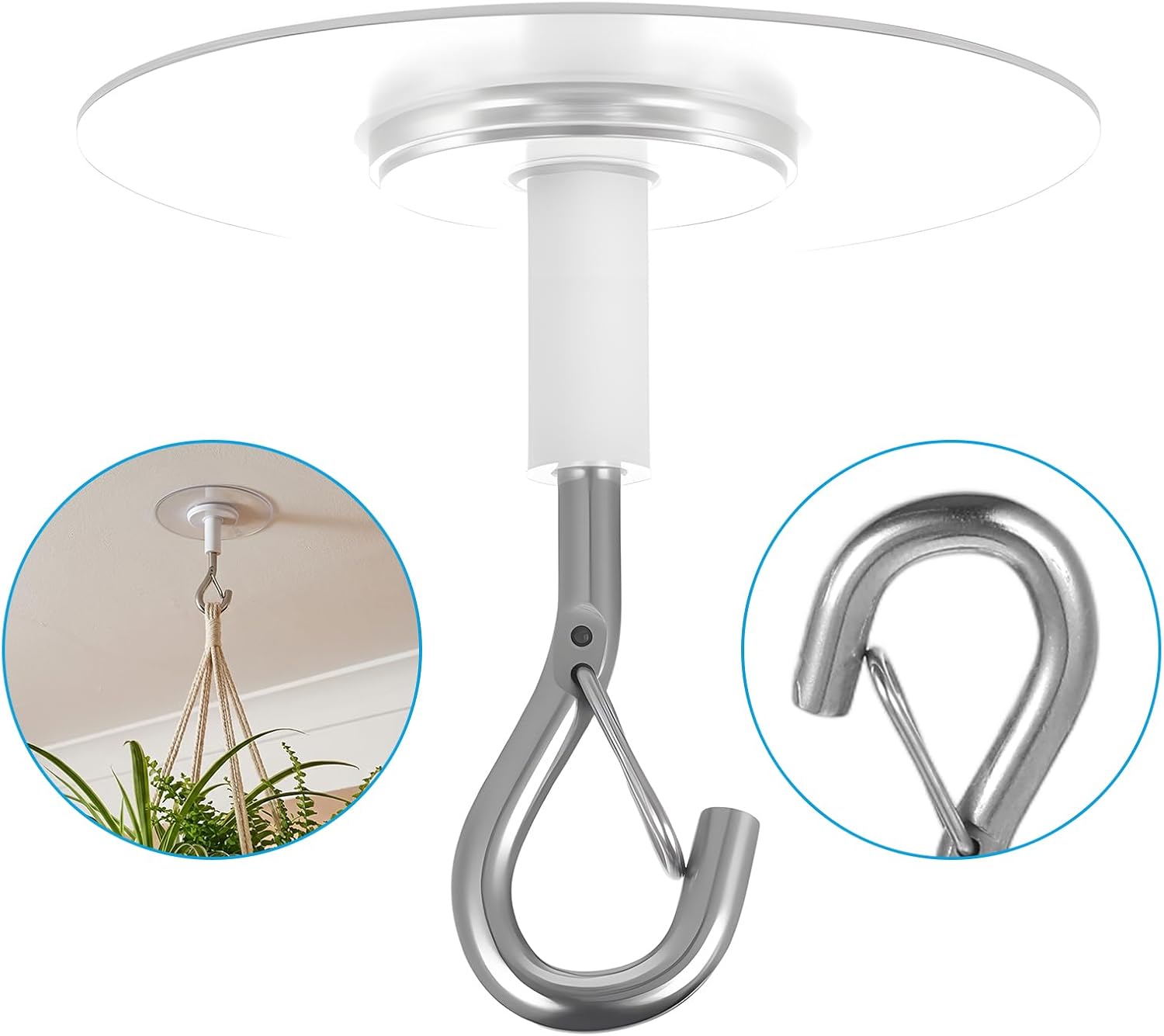 Home Bathroom Exhaust Fan - 5 Buah Pengait Langit-langit Perekat Kuat