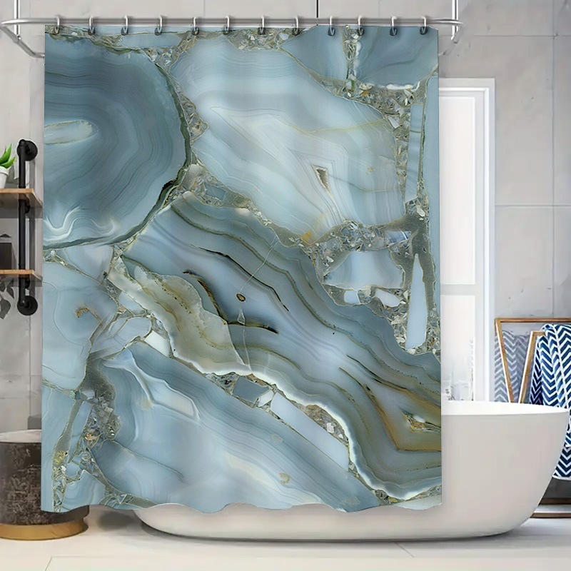 Home Bathroom Images - Tirai Mandi Marmer Biru Dekorasi Kamar