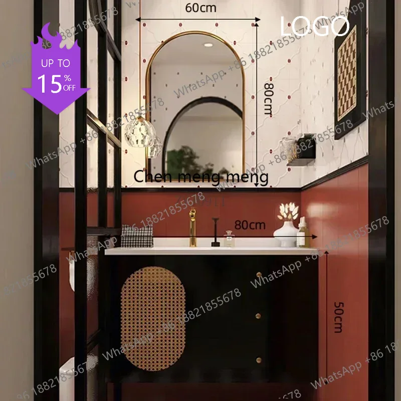 Home Bathroom Vanity - P3 Lemari Penyimpanan Tertutup untuk Perabotan