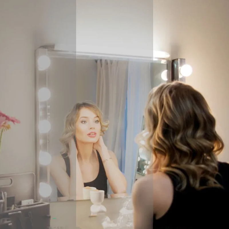 Home Bathroom Vanity - Lampu Cermin Rias LED Gaya Hollywood