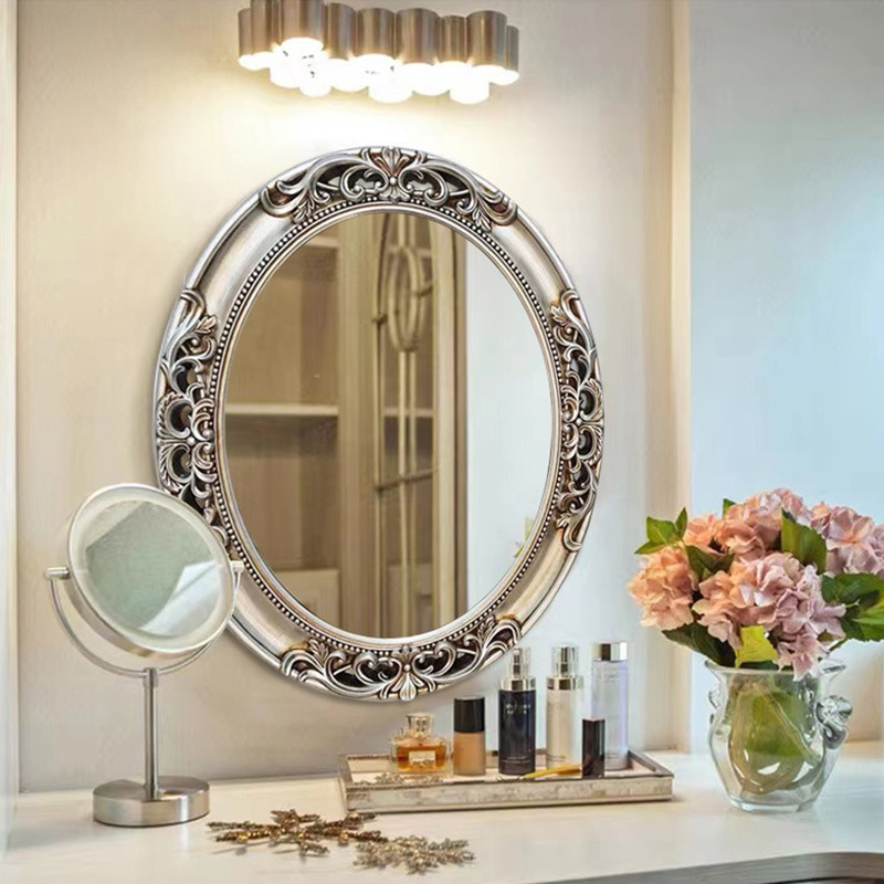 Home Bathroom Vanity - Cermin Oval Eropa untuk Kamar Mandi,