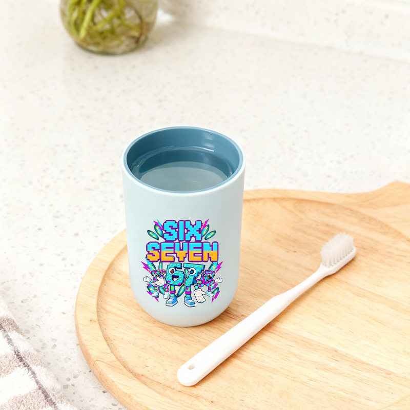 Home Bathroom Accessories - Cangkir Mouthwash Steal A Brainrot 67