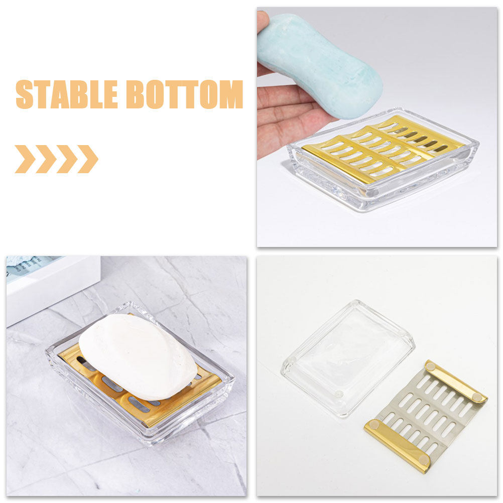 Tempat Sabun Kaca Bening denga - Glass Soap Dish ulasan dan harga