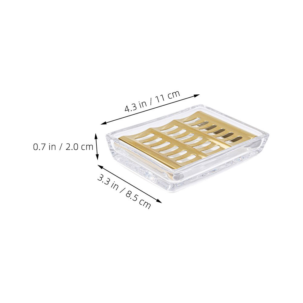Tempat Sabun Kaca Bening denga - Glass Soap Dish ulasan dan harga
