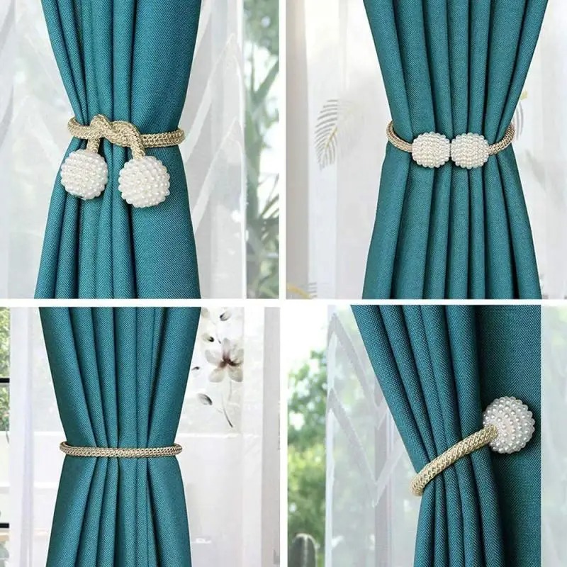 1/2 Buah Klip Tirai Magnetik M - Home Bathroom Accessories ulasan dan harga