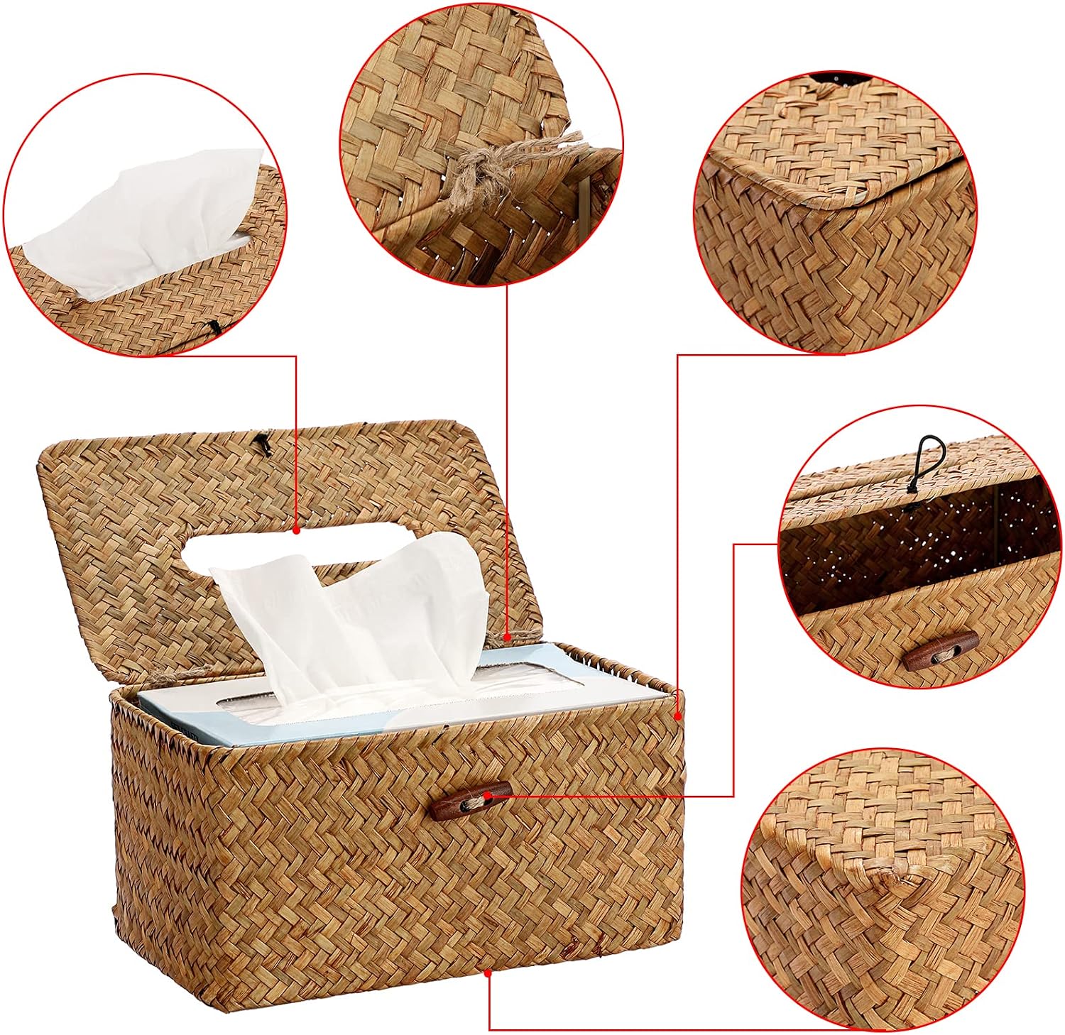 Penutup Kotak Tisu Rumput Laut - Home Bathroom Images ulasan dan harga