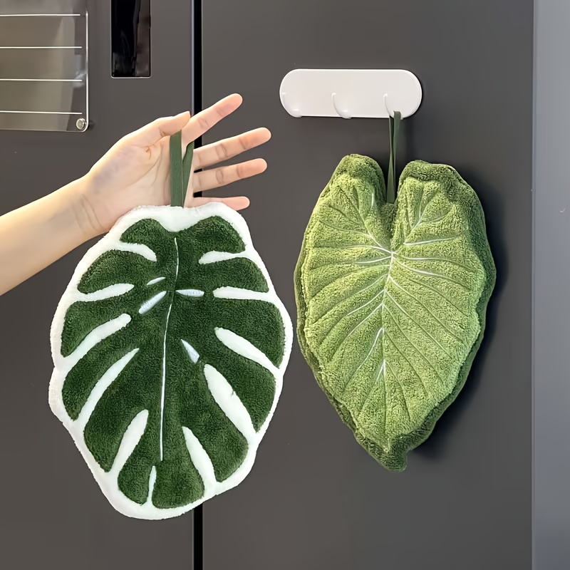 Handuk Tangan Motif Daun Akses - Home Bathroom Accessories ulasan dan harga