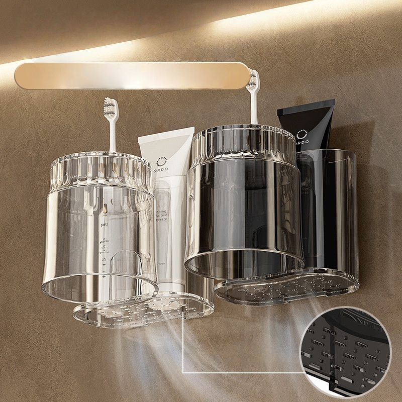 Tempat Sikat Gigi Tempel Dindi - Toothbrush Holder Set ulasan dan harga