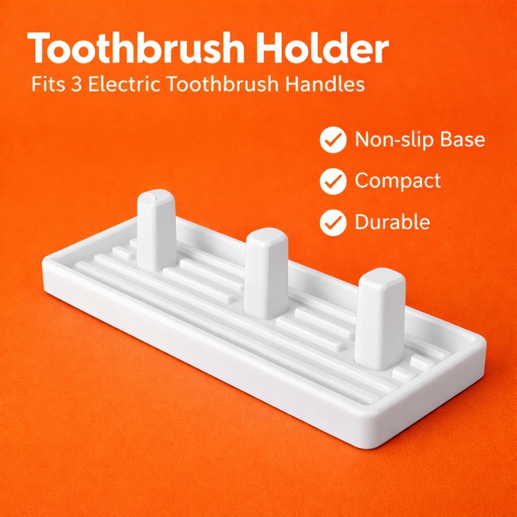 Tempat Sikat Gigi Plastik 3 Sl - Toothbrush Holder Set ulasan dan harga