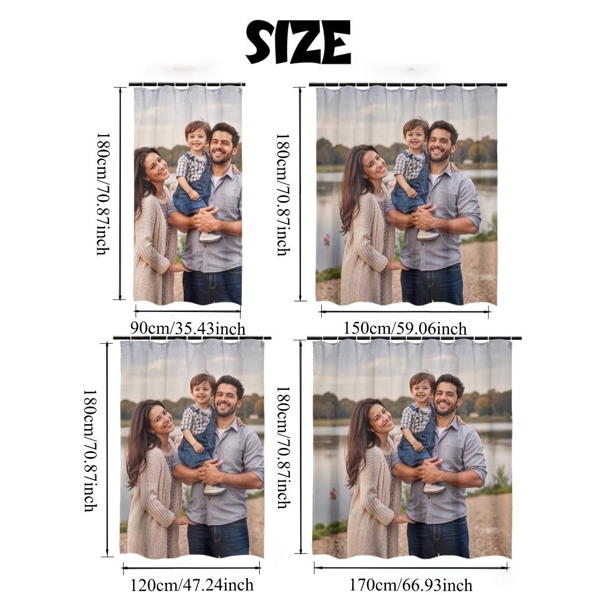 Tirai Mandi Foto Kustom, Tirai - Home Bathroom Images ulasan dan harga