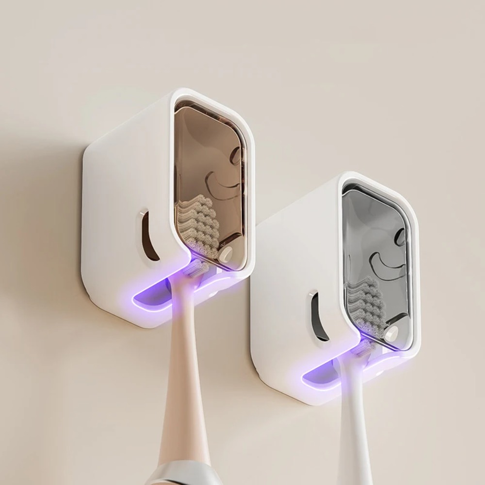 2 Buah Tempat Sikat Gigi Flip- - Toothbrush Holder Set ulasan dan harga