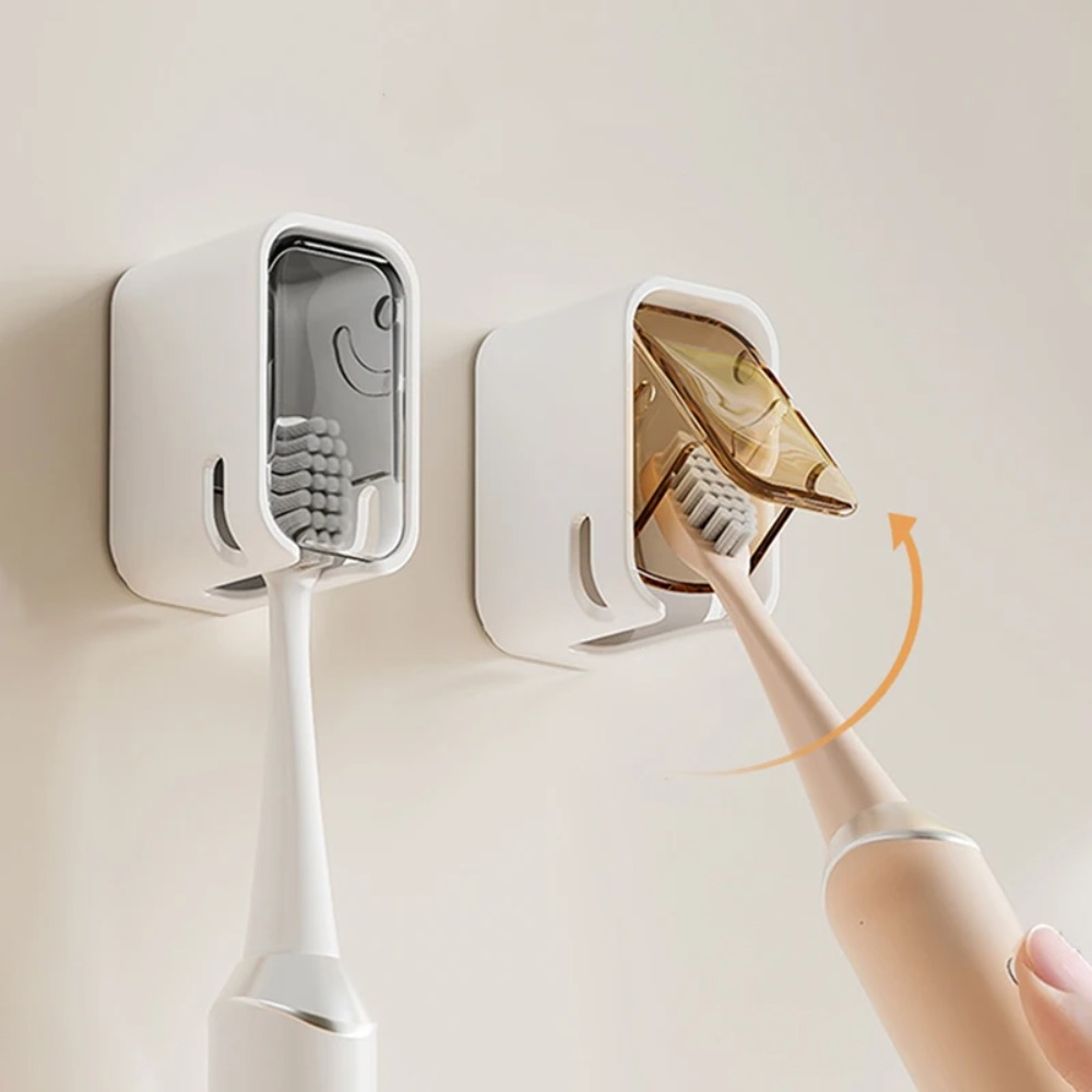 2 Buah Tempat Sikat Gigi Flip- - Toothbrush Holder Set ulasan dan harga