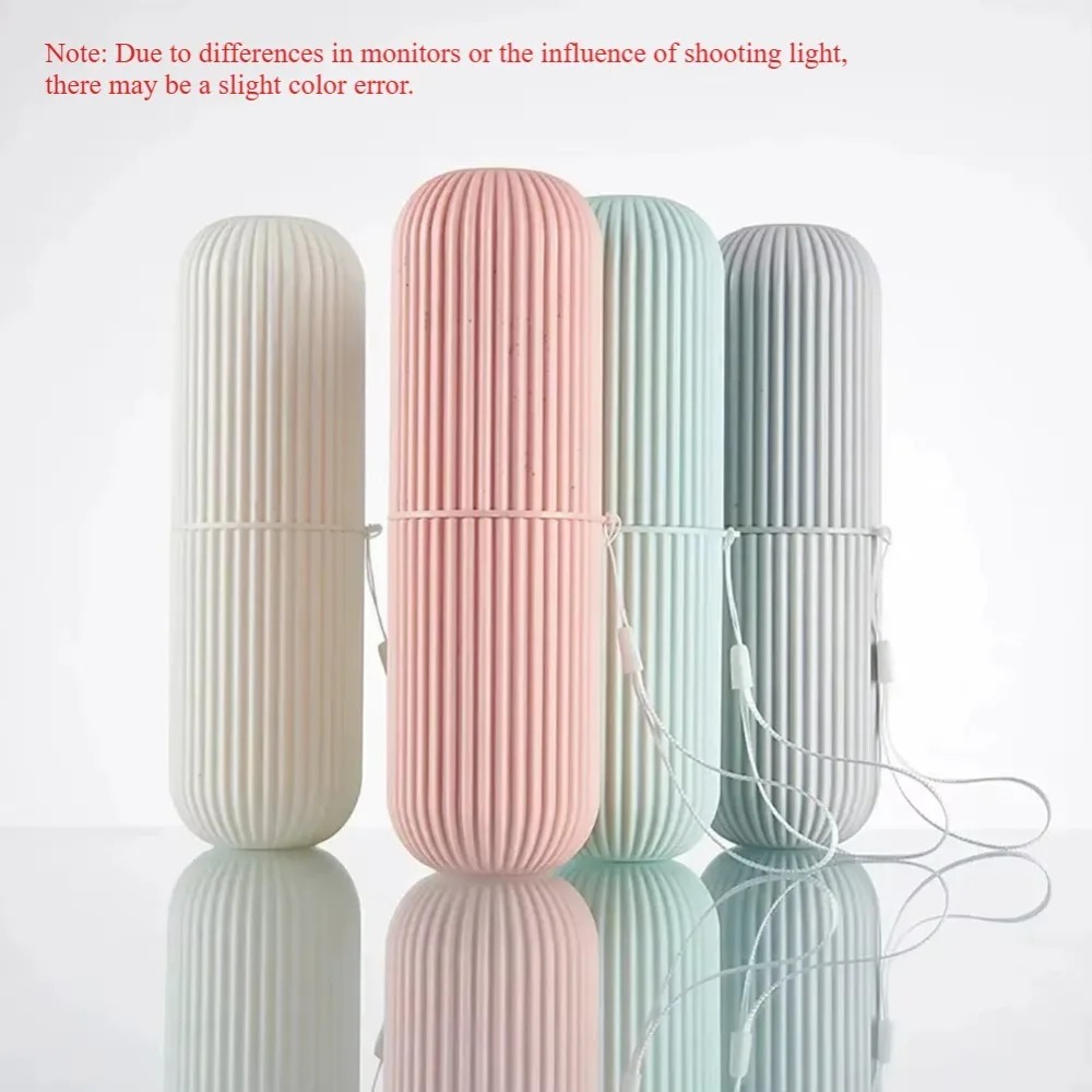 Tempat Sikat Gigi Portabel den - Toothbrush Holder Set ulasan dan harga