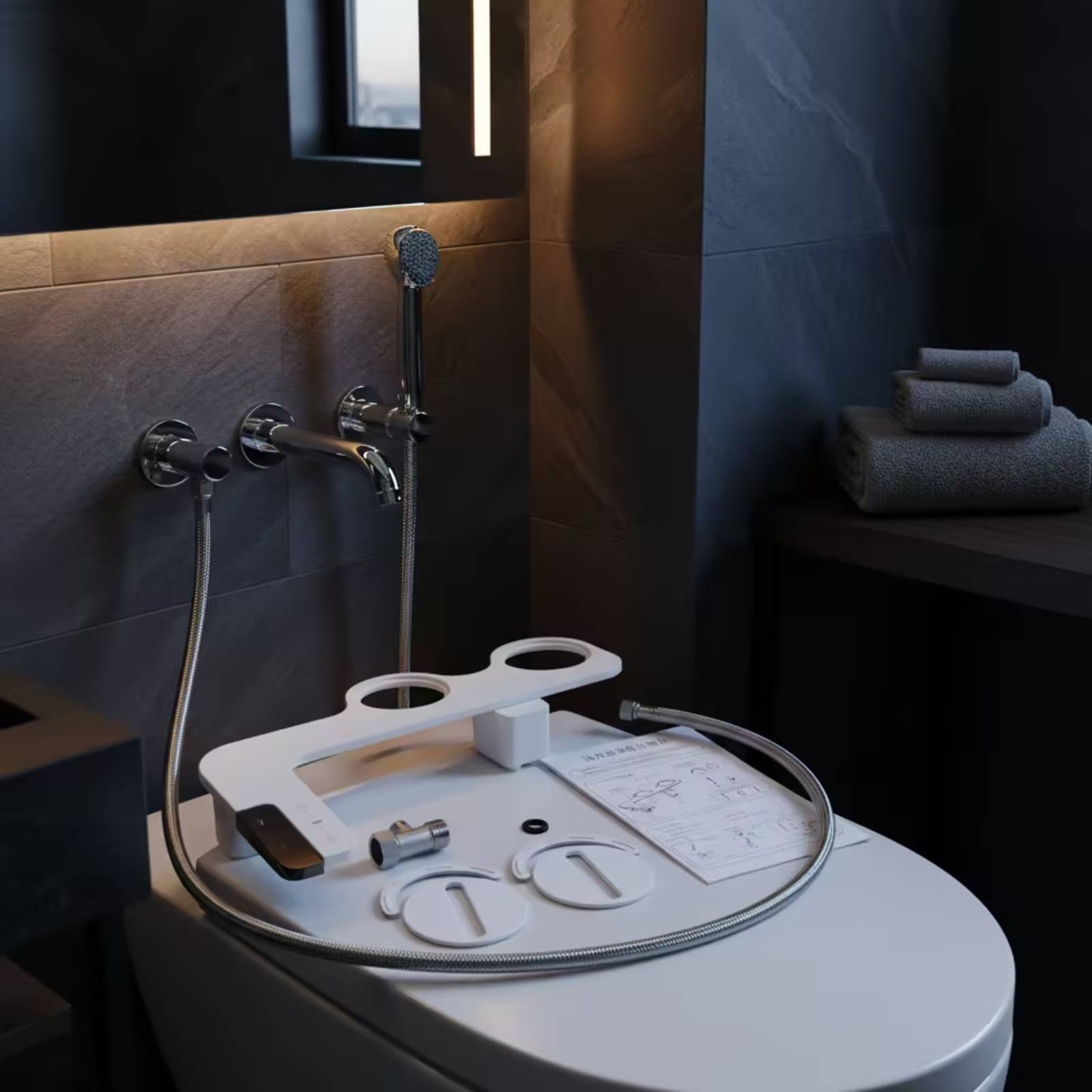 Bidet dengan Panel Kontrol Sam - Home Bathroom Accessories ulasan dan harga