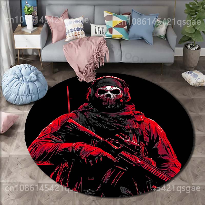 Karpet Bulat Motif Tentara Ber - Home Bathroom Images ulasan dan harga