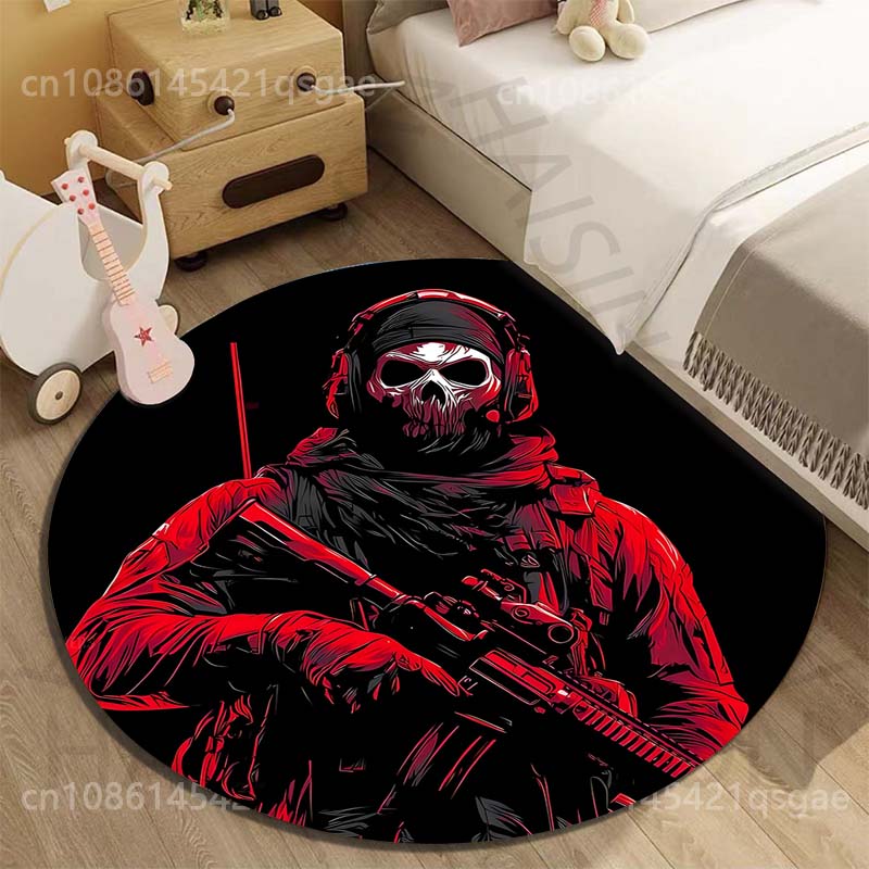 Karpet Bulat Motif Tentara Ber - Home Bathroom Images ulasan dan harga
