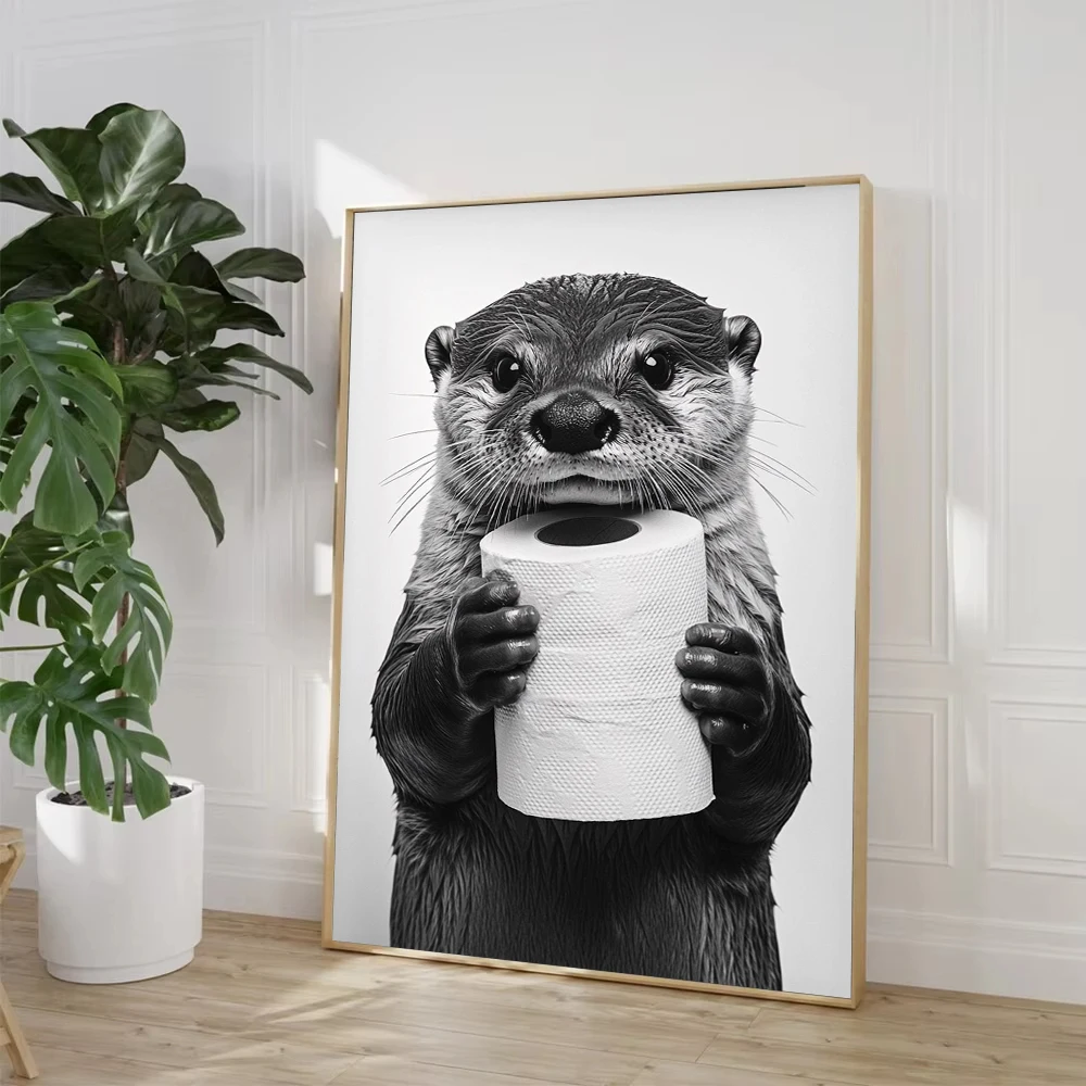 Poster Cetak Kanvas Sapi Datar - Home Design Bathroom ulasan dan harga