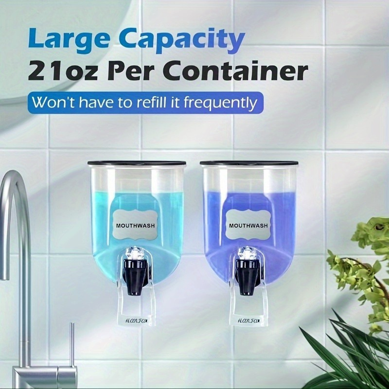 2 Buah Dispenser Obat Kumur 60 - Home Bathroom Accessories ulasan dan harga