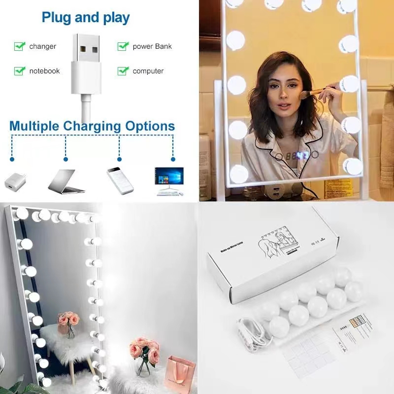 Lampu LED cermin pasta bola la - Home Bathroom Vanity ulasan dan harga