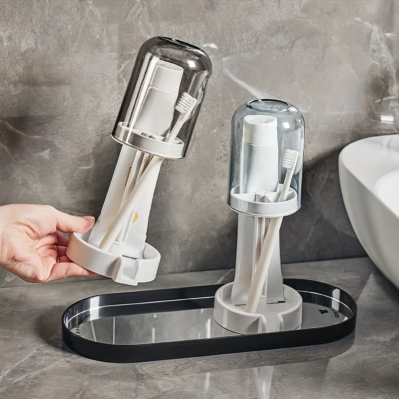 1pc Set Tempat Sikat Gigi dan  - Toothbrush Holder Set ulasan dan harga