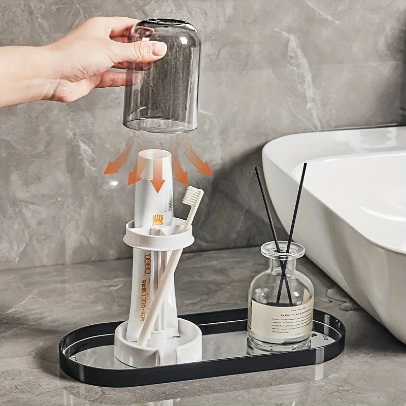1pc Set Tempat Sikat Gigi dan  - Toothbrush Holder Set ulasan dan harga