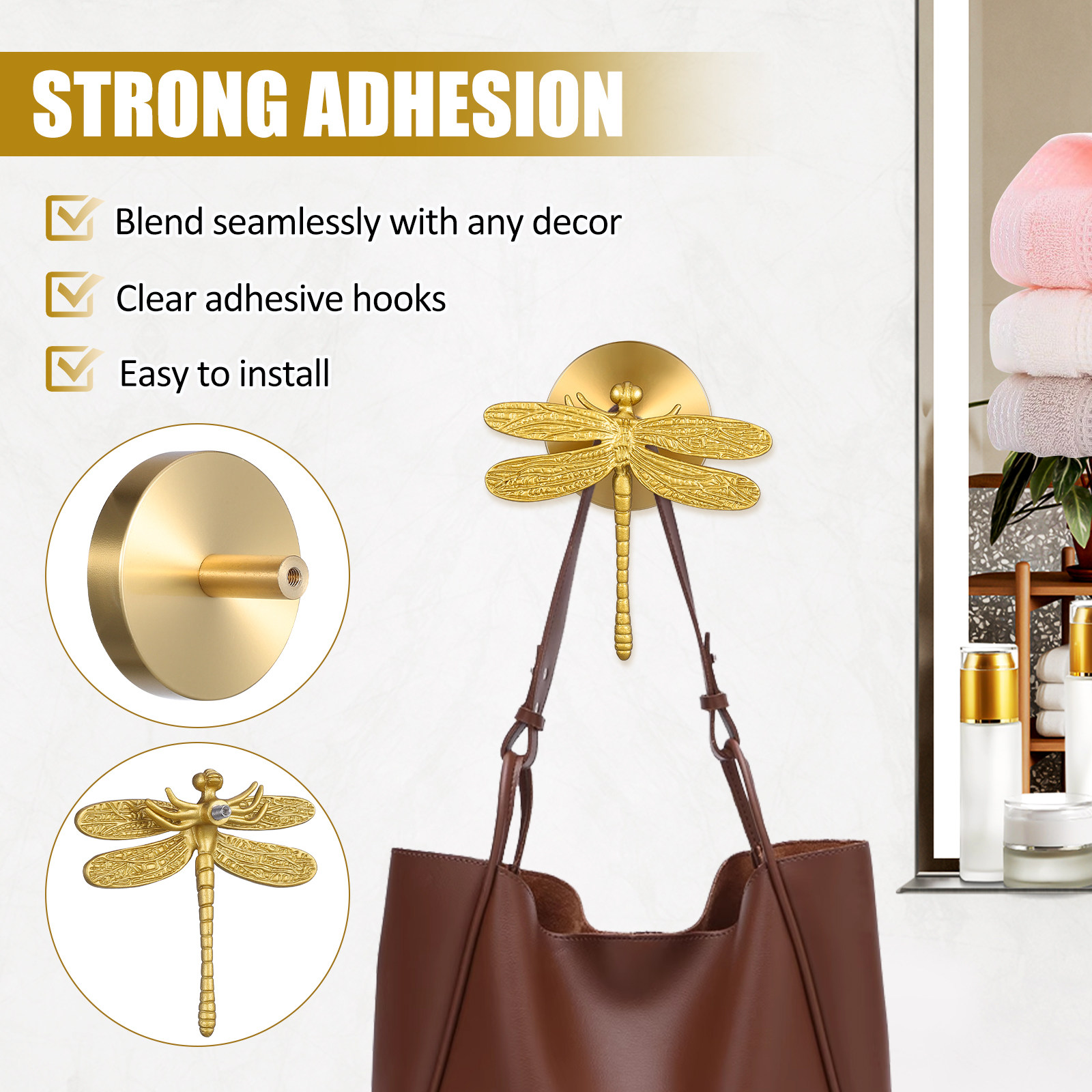 Gantungan Mantel Dinding Desai - Home Design Bathroom ulasan dan harga