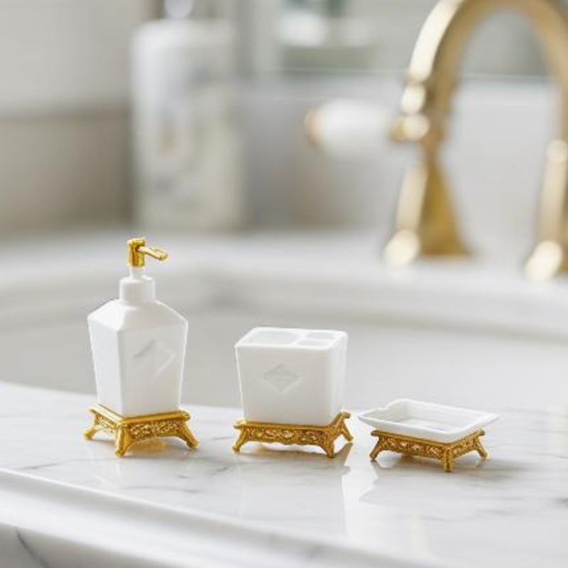 1/3 Buah Botol Lotion Gaya Nor - Toothbrush Holder Set ulasan dan harga