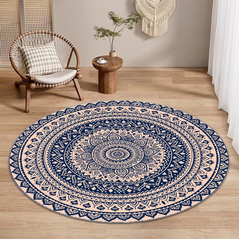Karpet Bundar Gaya Etnik Persi - Home Bathroom Images ulasan dan harga