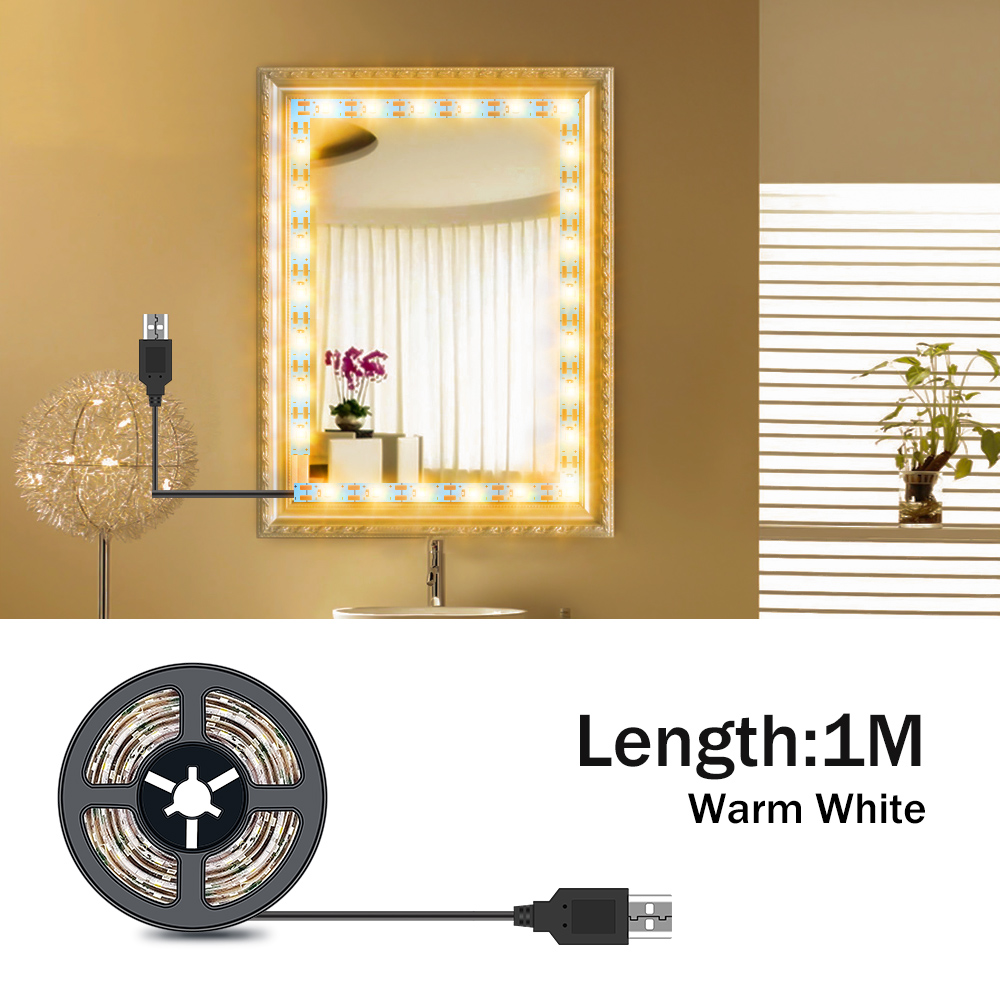 DC5V Strip lampu cermin rias L - Home Bathroom Vanity ulasan dan harga