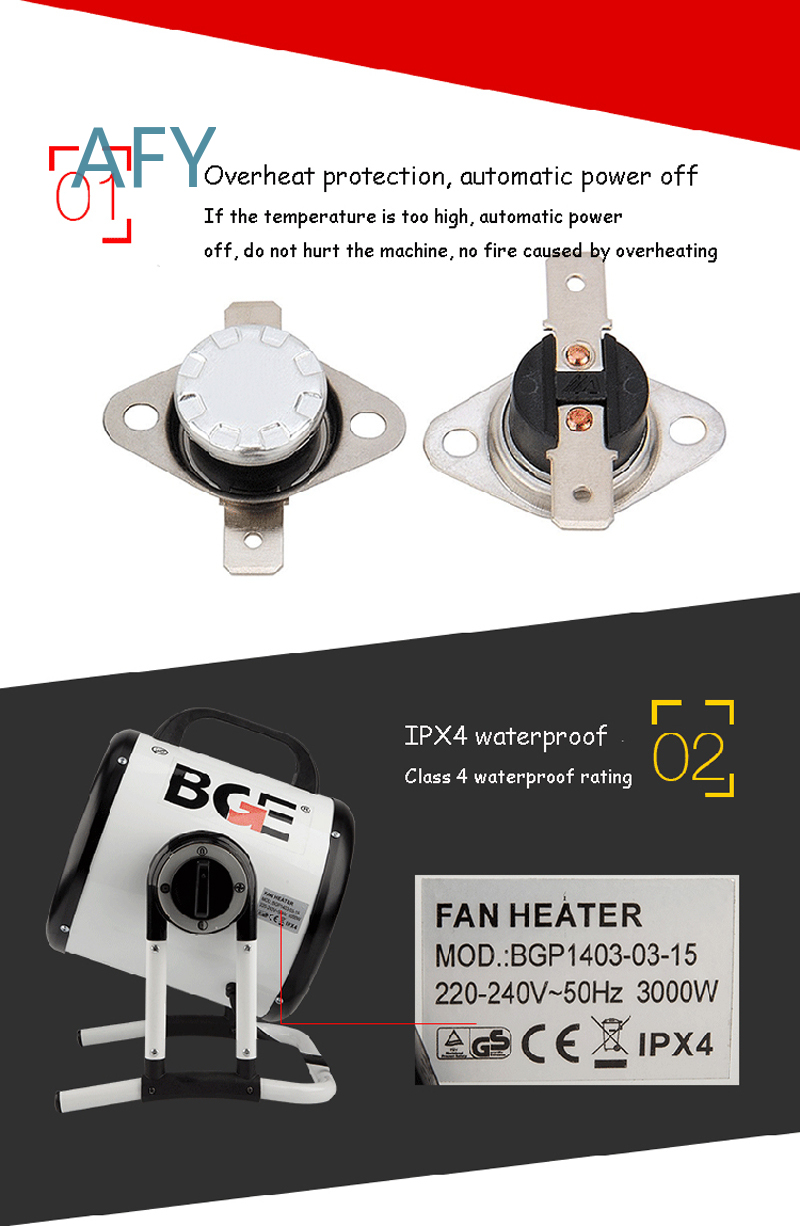 Pemanas Listrik 3000W untuk Pe - Home Bathroom Hand Dryer ulasan dan harga