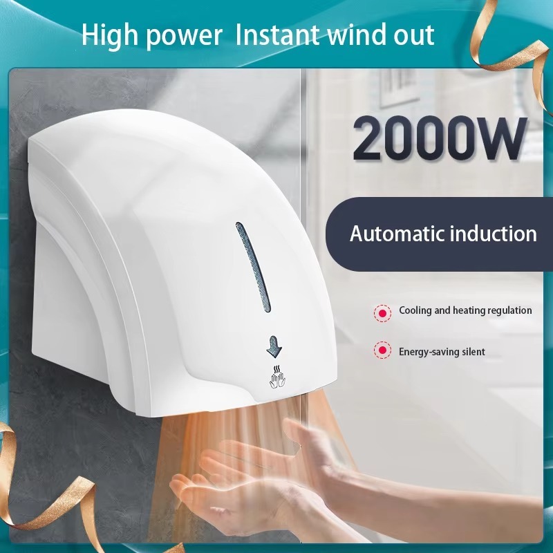 Pengering Tangan Otomatis Indu - Home Bathroom Hand Dryer ulasan dan harga