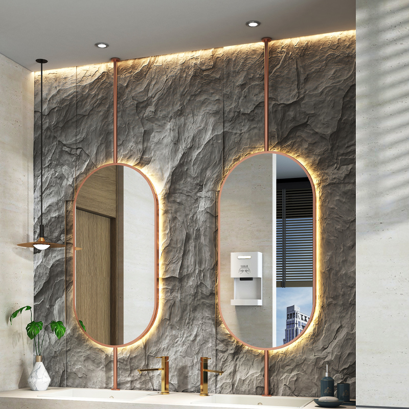 Cermin Gantung Oval Ukuran 60x - Home Bathroom Vanity ulasan dan harga