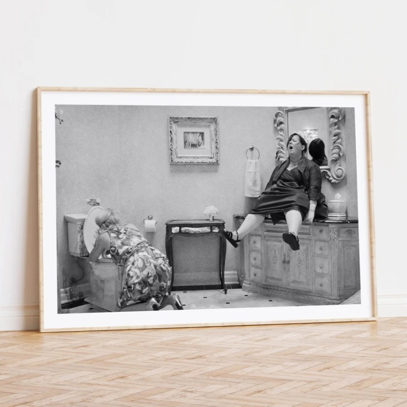 Poster Seni Kamar Mandi Adegan - Home Movie Bathroom Scene ulasan dan harga
